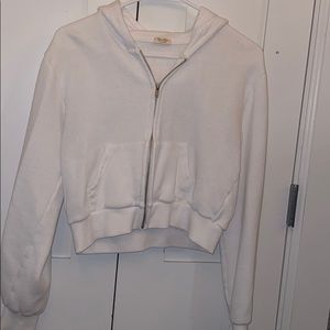 White brandy Melville hoodie